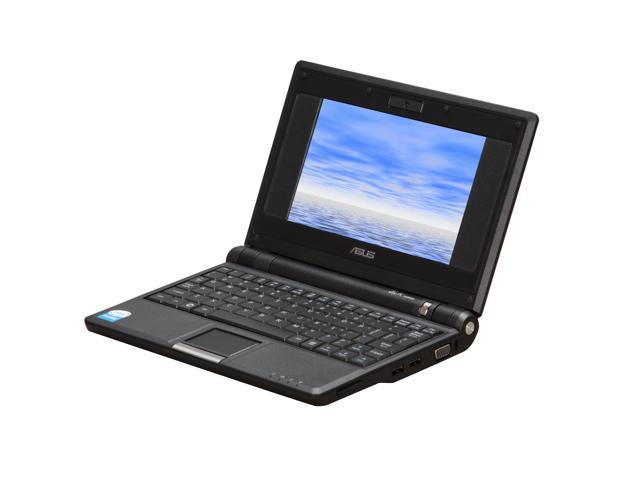ASUS Eee PC EeePC4G-BK029 Black Intel Mobile CPU 7" WVGA 512MB Memory 4GB SSD Netbook