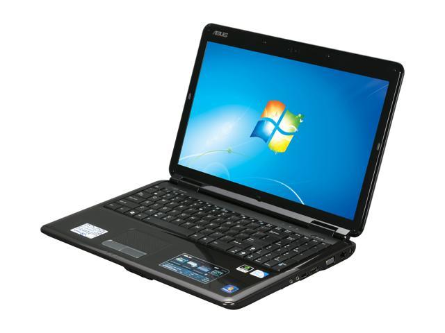 ASUS Laptop Intel Pentium T4400 4GB Memory 320GB HDD NVIDIA GeForce GT 320M 15.6" Windows 7 Home Premium 64-bit K50ID-X1