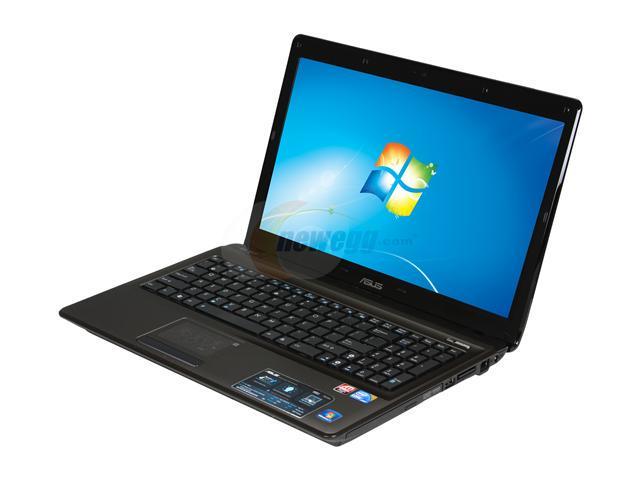 ASUS Laptop K52 Series Intel Core i5 1st Gen 430M (2.26GHz) 4GB Memory 500GB HDD ATI Mobility Radeon HD 5145 15.6" Windows 7 Home Premium 64-bit K52JK-A1