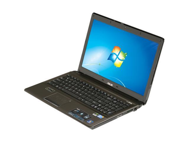 ASUS Laptop K52 Series K52JC-X2 Intel Core i5 1st Gen 450M (2.40GHz) 4GB Memory 500GB HDD NVIDIA GeForce 310M 15.6" Windows 7 Home Premium 64-bit