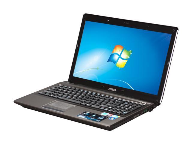 ASUS Laptop K52 Series Intel Core i7-740QM 4GB Memory 500GB HDD AMD Radeon HD 6370M 15.6" Windows 7 Home Premium 64-bit K52JT-B1