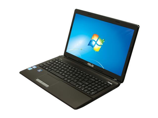 ASUS Laptop K53 Series Intel Core i5 2nd Gen 2430M (2.40GHz) 4GB Memory 500GB HDD 15.6" Windows 7 Home Premium K53E-BBR4