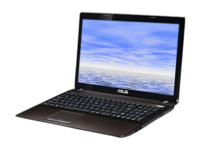 ASUS Notebook, Grade B K53 Series Intel Core i3-2350M 4GB Memory 750GB HDD Intel HD Graphics 3000 15.6" Windows 7 Home Premium 64-Bit K53ERF-RBR5-B