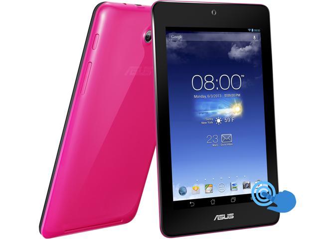 ASUS MeMO Pad HD7 Tablet - Quad-Core 1GB DDR3 RAM 16GB Flash 7" IPS 1280x800 WiFi, GPS -  Pink Color (ME173X-A1-PK)