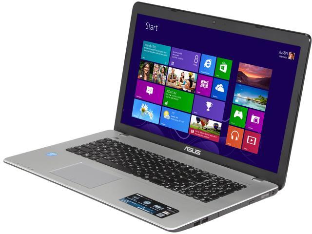 ASUS Laptop Intel Core i7-4700HQ 8GB Memory 1TB HDD Intel HD Graphics 4600 17.3" Windows 8 64-Bit X750JA-DB71
