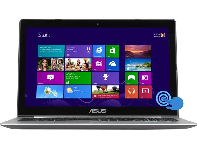 ASUS Ultrabook VivoBook Intel Core i5-3317U 6GB Memory 500GB HDD 24 GB SSD Intel HD Graphics 4000 15.6" Touchscreen Windows 8 64-Bit S500CA-DS51T