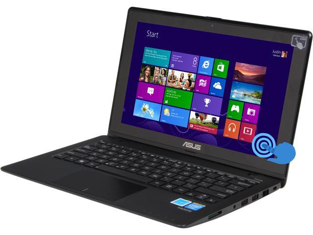ASUS Laptop VivoBook Intel Celeron 1007U 4GB Memory 500GB HDD Intel HD Graphics 11.6" Touchscreen Windows 8 64bit F200CA-SH01T