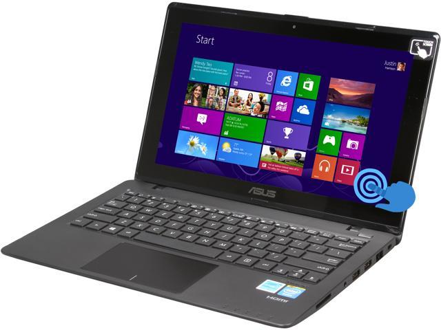 ASUS Laptop Intel Celeron N2815 4GB Memory 500GB HDD Intel HD Graphics 11.6" Touchscreen Windows 8 X200MA-US01T-BL