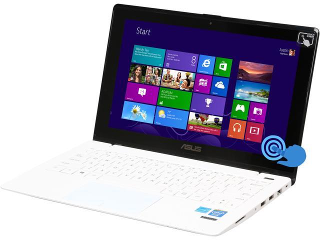 ASUS X200MA-US01T-WH Notebook Intel Celeron N2815 (1.86GHz) 4GB Memory 500GB HDD Intel HD Graphics 11.6" Touchscreen Windows 8