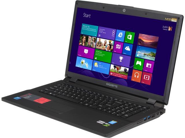 GIGABYTE - 17.3" - Intel Core i7 4th Gen 4810MQ (2.80GHz) - NVIDIA GeForce GTX 860M - 8GB DDR3L - 1TB HDD - Windows 8.1 - Gaming Laptop (P27Gv2-CF1 )