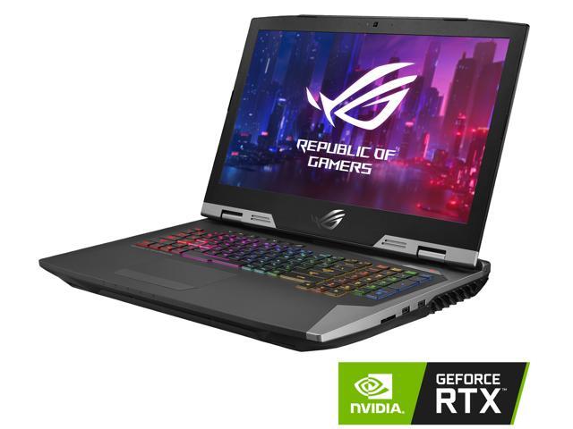 ASUS - Gaming Laptop - 17.3" FHD IPS-type 144 Hz G-Sync, Intel Core i7-8750H, NVIDIA GeForce RTX 2080, 16 GB DDR4 RAM, 512 GB SSD, 1 TB SSHD, Per-Key RGB, Windows 10 Pro, ROG G703GX (G703GX-XS71)