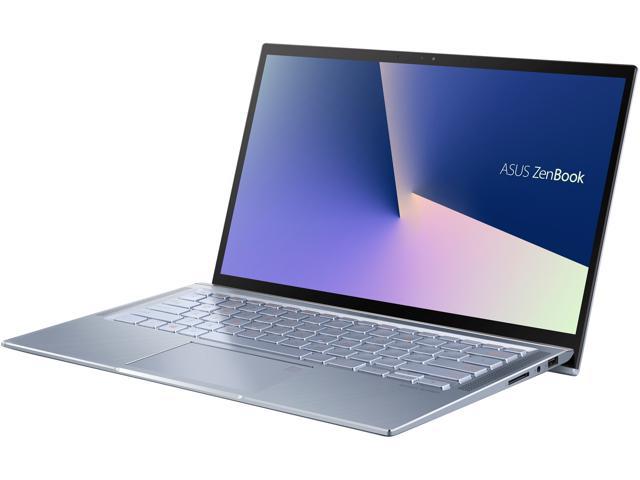 ASUS ZenBook 14, Intel Core Whiskey Lake i5-8265U, 8 GB RAM, 256 GB NVMe PCIe SSD, NumberPad, Wi-Fi 5, Windows 10, Ultra Thin and Light Laptop, 4-Way NanoEdge 14" FHD, Silver Blue, UX431FA-ES51