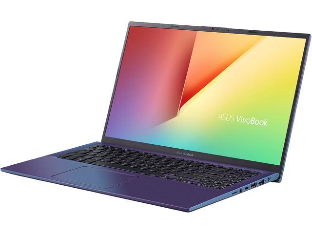 ASUS VivoBook F512 Thin & Light Laptop, 15.6" FHD NanoEdge WideView, AMD R5-3500U, 8 GB DDR4, 128 GB SSD + 1 TB HDD, Backlit KB, Fingerprint, Windows 10, Peacock Blue, F512DA-EB55-BL