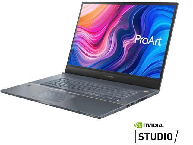 ASUS ProArt StudioBook Pro 17 Mobile Workstation, 17" WUXGA NanoEdge Bezel, Intel Xeon E-2276M, 32 GB ECC DDR4, 2 TB PCIe SSD, NVIDIA Quadro RTX 3000, Windows 10 Pro, W700G3T-XS99, Turquoise Gray