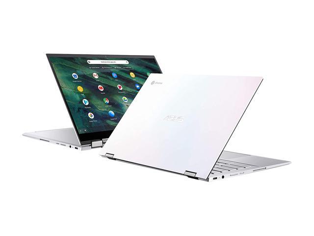 ASUS Chromebook Flip C436 2-in-1 Laptop, 14" Touchscreen FHD 4-Way NanoEdge, Intel Core i5-10210U, 512 GB PCIe SSD, Fingerprint, Backlit KB, Wi-Fi 6, Chrome OS, C436FA-DS599T-W, Magnesium-Alloy, White