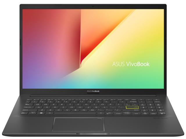 ASUS VivoBook 15 K513 Thin & Light Laptop, 15.6" FHD Display, Intel i5-1135G7 CPU, NVIDIA GeForce MX350, 8 GB DDR4 RAM, 512 GB PCIe SSD, Fingerprint Reader, Windows 10 Home, Indie Black, K513EQ-PH55