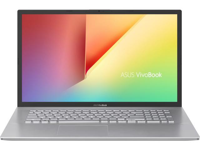 ASUS VivoBook S17 S712 Thin and Light 17.3" FHD Display, AMD Ryzen 5 5500U CPU, 8 GB DDR4 RAM, 128 GB PCIe NVMe SSD + 1 TB HDD, Windows 10 Home, Transparent Silver, S712UA-DS54