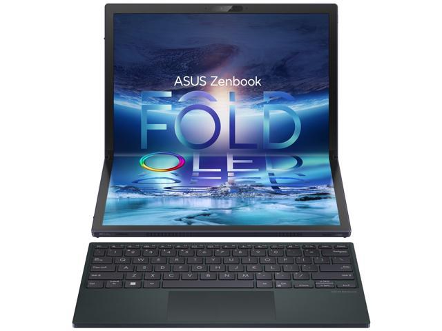 ASUS Zenbook 17 Fold OLED Laptop, 17.3" 4:3 Touch True Black 500 Display, Intel Evo Platform: Core i7-1250U CPU, Iris Xe Graphics, 16GB RAM, 1TB SSD, Windows 11 Pro, Tech Black, UX9702AA-XB79FT