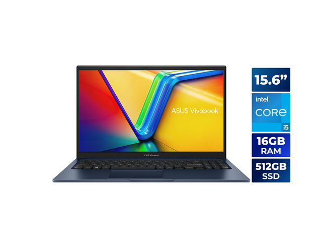 ASUS Vivobook 15 X1502 15.6" Laptop, Intel Core i5-13420H, Intel UHD Graphics, 16GB DDR4, 512GB SSD, Windows 11 Home (X1502VA-DS51-CA)