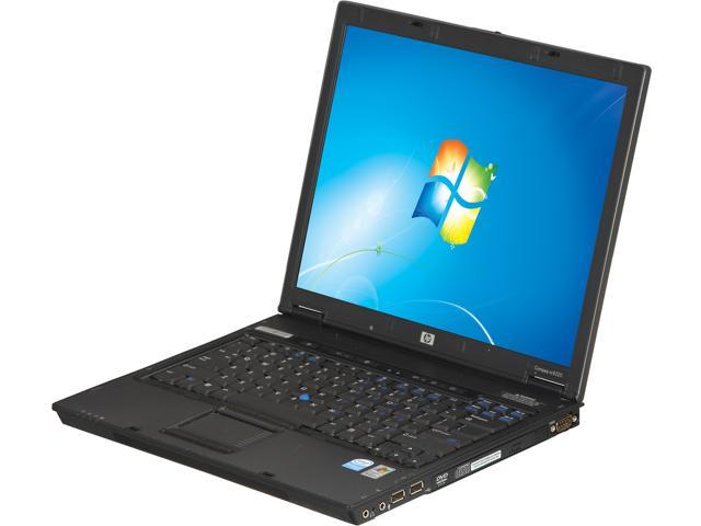 HP Compaq Laptop 1.70GHz 2GB DDR2 Memory 40GB HDD 14.1" Windows 7 Professional 32-Bit NC6220