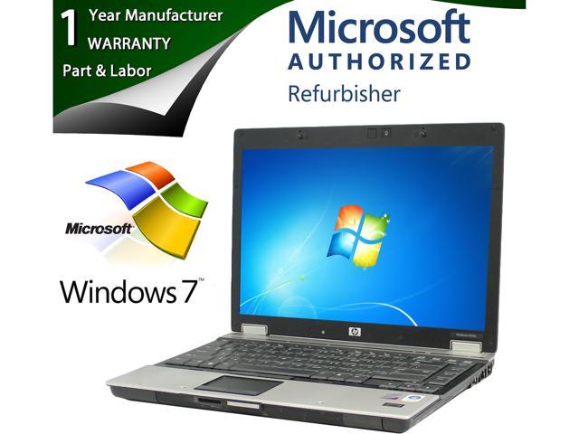 HP Elitebook 6930P 14" Laptop with Intel Core 2 Duo P8700 2.53Ghz, 4GB RAM, 120GB SSD, DVDROM, Windows 7 Pro 64 Bit