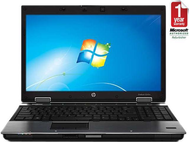 HP Laptop EliteBook 2.66GHz 4GB Memory 320GB HDD 15.6" Windows 7 Professional 64-Bit 8540W