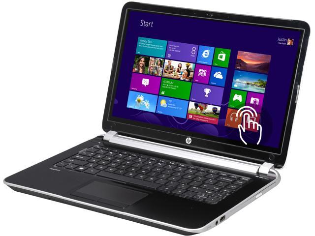 HP Pavilion 14-n018us (E8A80UA#ABA) NotebookAMD A-Series A8-5545M (1.70GHz) 6GB Memory 750GB HDD AMD Radeon HD 8510G 14.0" Touchscreen Windows 8.1 64-Bit