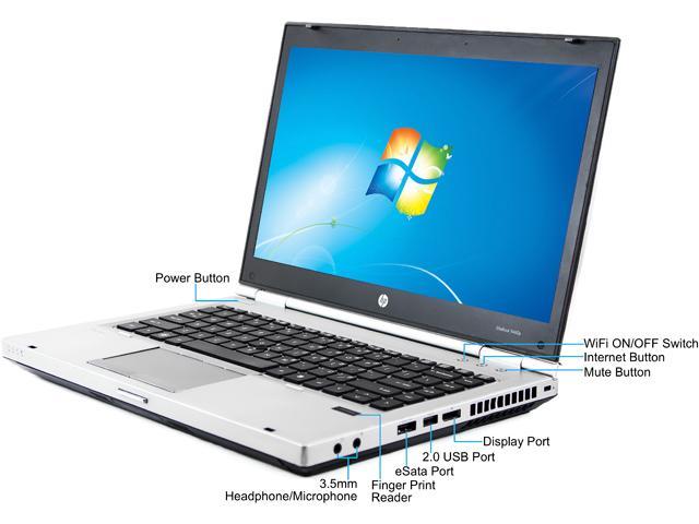 HP C Grade Laptop Intel Core i3-2310M 4GB Memory 250GB HDD 14.0" Windows 10 Home 64-Bit 8460P