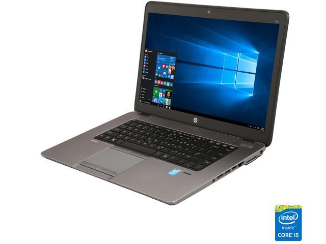 HP Laptop EliteBook Intel Core i5 4th Gen 4300U (1.90GHz) 8GB Memory 256 GB SSD Intel HD Graphics 4400 15.6" Windows 10 Pro 64-bit 850 G1