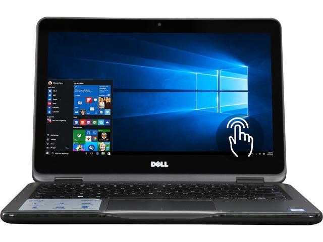 DELL Inspiron 11 3000 i3169-0013GRY Intel Core M3 6Y30 (0.90 GHz) 4 GB Memory 500 GB HDD 11.6" Touchscreen 1366 x 768 2-in-1 Laptop Windows 10 Home 64-Bit (Gray)
