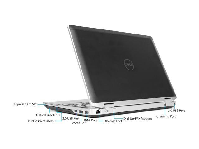 Refurbished: DELL Laptop Latitude Intel Core i7-3720QM 8GB Memory 128 ...