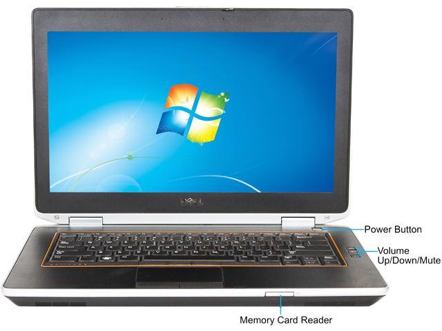 DELL C Grade Laptop Intel Core i5-2410M 4GB Memory 250GB HDD 14.0" Windows 10 Home 64-Bit E6420