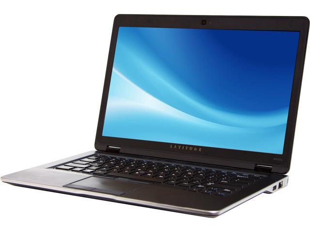 DELL B Grade Laptop Intel Core i7-3667U 8GB Memory 250 GB SSD 14.0" Windows 10 Pro 64-Bit 6430U