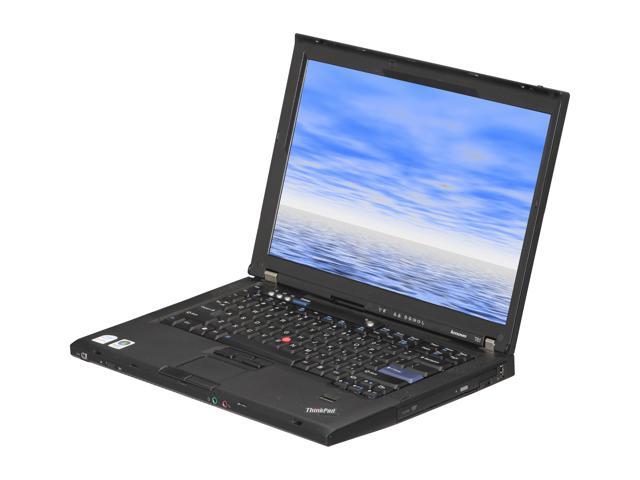 ThinkPad Laptop T Series 1.80GHz 2GB Memory 60GB HDD 14.1" Windows XP Professional T61