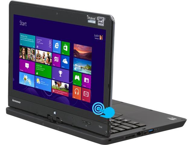 Lenovo ThinkPad Twist S230u Intel Core i5 4GB 500GB HDD+24GB SSD 12.5" Touchscreen Convertible Ultrabook Black (33474HU)