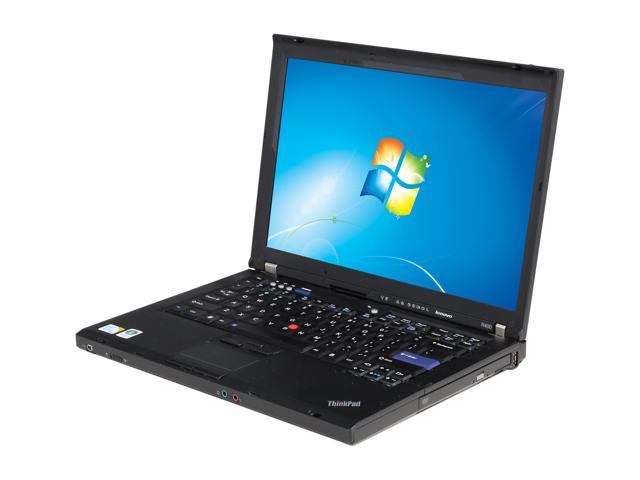 ThinkPad Laptop R Series 2.53GHz 2GB Memory 160GB HDD 14.1" Windows 7 Professional R400