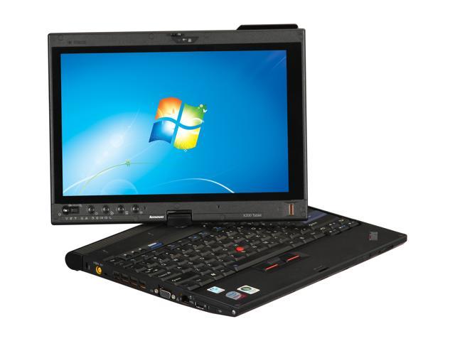 ThinkPad X Series X200 2GB Memory 12.1" 1280 x 800 Tablet PC Windows 7 Home Premium