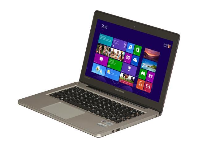 Lenovo IdeaPad U310 Intel Core i5 8GB 500GB HDD 24GB SSD 13.3" Touchscreen Ultrabook Graphite Gray (59381114)