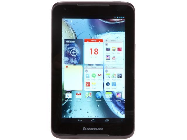 Lenovo A1000 (59374135) 1GB LPDDR2 Memory 7.0" 1024 x 600 Tablet Android 4.1 (Jelly Bean) Black