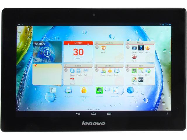 Lenovo IdeaTab S6000 Tablet  1.20GHz Quad-Core 1GB LPDDR2 RAM 16GB  10.1" IPS 1280x800 WiFi BT Android 4.2 Black Color (59368543)