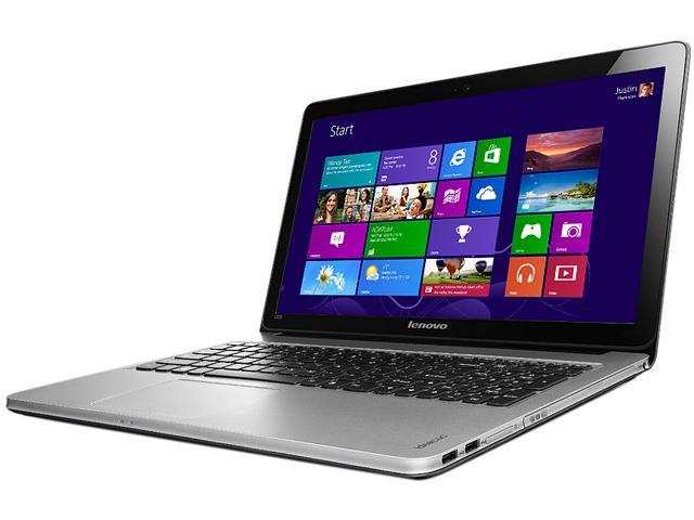 Lenovo IdeaPad U510 Intel Core i5 3317U (1.70GHz) 8GB RAM 750GB HDD + 24GB SSD DVDRW  15.6" Ultrabook Windows 8 64-Bit (59347423)