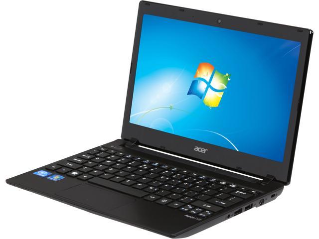 Acer Laptop Aspire Intel Celeron 1007U 4GB DDR3 Memory 500GB HDD Intel GMA HD Graphics 11.6" Windows 7 Home Premium 64-bit V5-131-2629