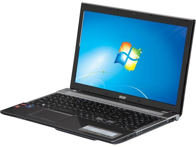 Acer Laptop Aspire V3 AMD A8-4500M 4GB Memory 750GB HDD AMD Radeon HD 7640G 15.6" Windows 7 Home Premium 64-bit V3-551-8442