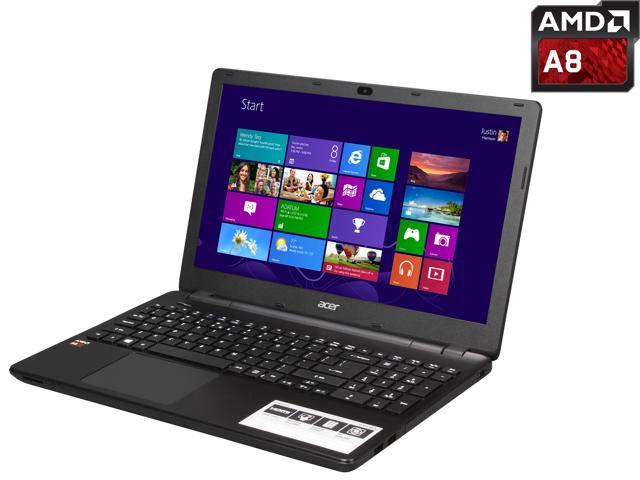 Acer Laptop AMD A8-Series A8-7100 (1.80GHz) 6GB Memory 1TB HDD AMD Radeon R5 Series 15.6" Windows 8.1 64-Bit E5-551-89TN