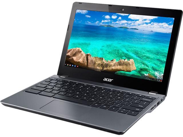 Acer C740-C4PE-US Chromebook Intel Celeron 3205U (1.50 GHz) 4 GB DDR3L Memory 16 GB eMMC Intel HD Graphics 11.6" 1366 x 768 Chrome OS 64-Bit