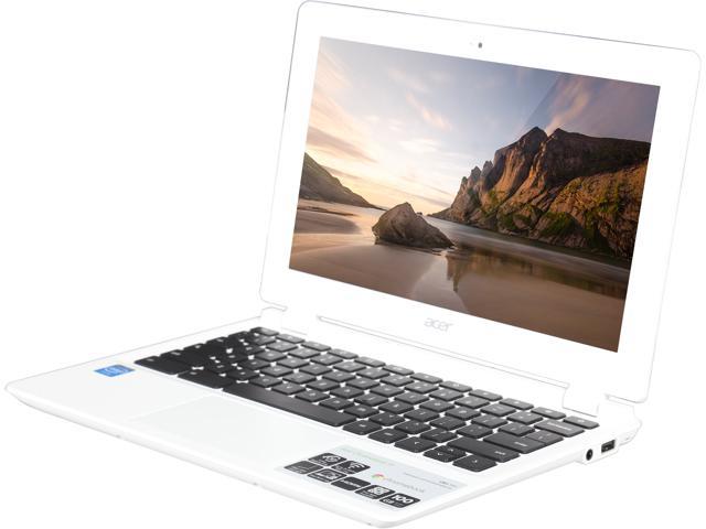 Acer CB3-111-C8UB Certified Refurbished Chromebook Intel Celeron N2830 (2.16 GHz) 2 GB Memory 16 GB SSD 11.6" Chrome OS (Manufacturer Recertified)