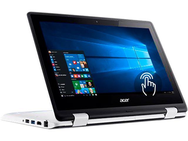 Acer Aspire R 11 R3-131T-C8X9 Ultrabook Intel Celeron N3050 (1.60 GHz) 32 GB Flash Memory SSD Intel HD Graphics Shared memory 11.6" Touchscreen Windows 10 Home 64-Bit (Manufacturer Recertified)