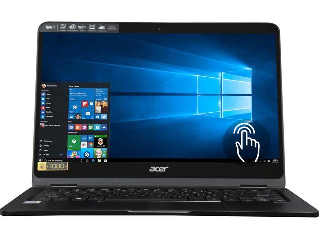 Acer Spin 7 SP714-51-M4YD Intel Core i7 7th Gen 7Y75 (1.30 GHz) 8 GB Memory 256 GB SSD 14" Touchscreen 1920 x 1080 2-in-1 Laptop Windows 10 Home 64-Bit