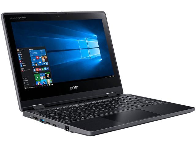 Acer TravelMate Spin B3 TMB311R-31-C45D Intel Celeron N4020 (1.10 GHz) 4 GB Memory 64 GB Flash Intel UHD Graphics 600 11.6" Touchscreen 1366 x 768 Convertible 2-in-1 Laptop Windows 10 Pro Education