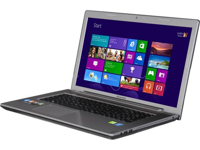 Lenovo Laptop Intel Core i7-4710MQ 16GB Memory 1TB HDD 8 GB SSD NVIDIA GeForce 840M 17.3" Windows 8.1 64-Bit Z710 (59433087)